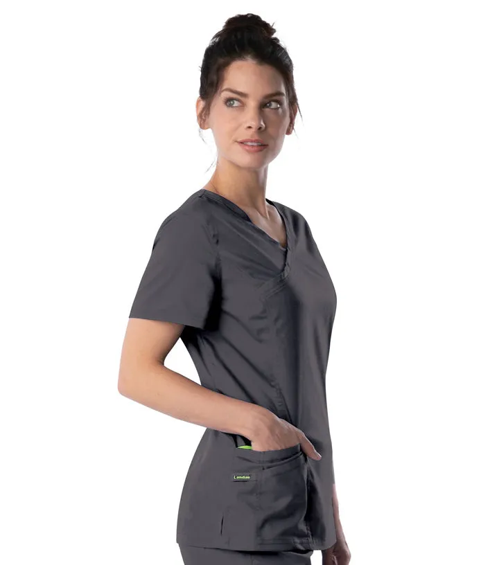 Landau ProFlex Women's Neckline Scrub Top and Jogger Pants Set