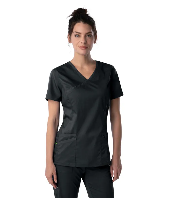 Landau ProFlex Women's Neckline Scrub Top and Jogger Pants Set