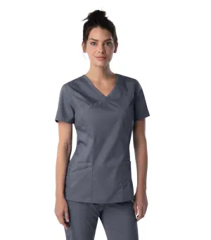 Landau ProFlex Women's Neckline Scrub Top and Jogger Pants Set