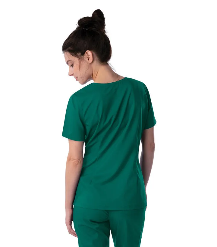 Landau ProFlex Women's Neckline Scrub Top and Jogger Pants Set