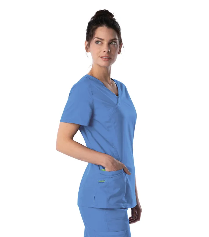 Landau ProFlex Women's Neckline Scrub Top and Jogger Pants Set