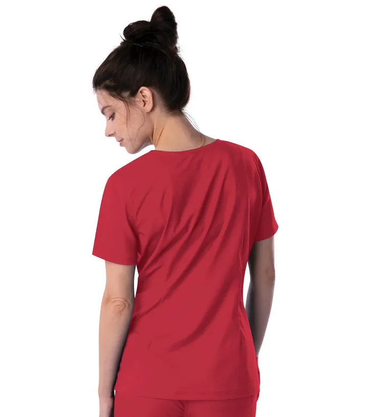 Landau ProFlex Women's Neckline Scrub Top and Jogger Pants Set