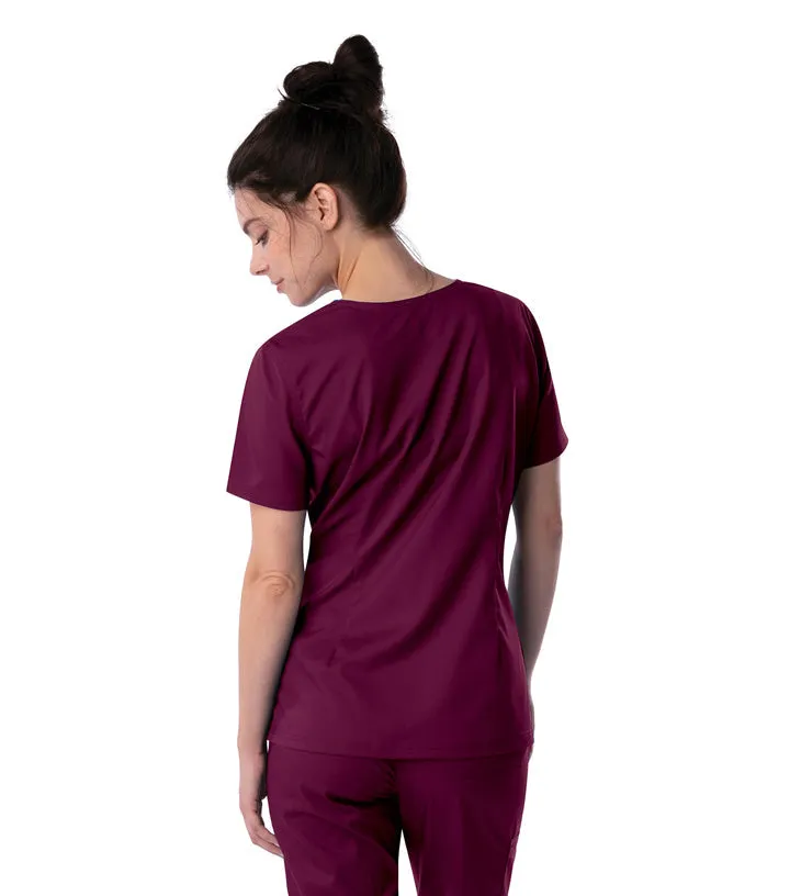 Landau ProFlex Women's Neckline Scrub Top and Jogger Pants Set