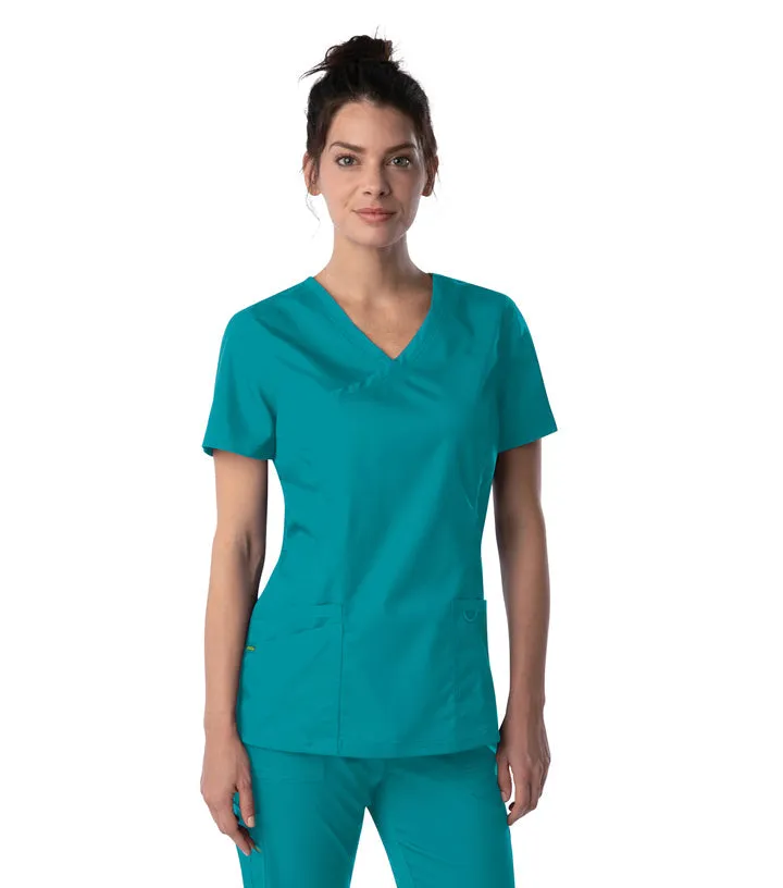 Landau ProFlex Women's Neckline Scrub Top and Jogger Pants Set