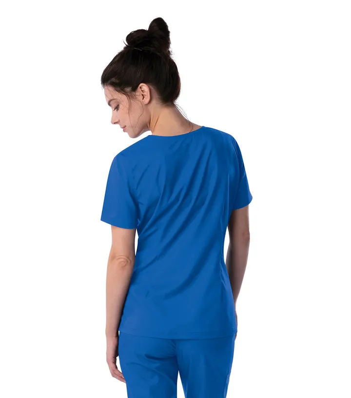 Landau ProFlex Women's Neckline Scrub Top and Jogger Pants Set