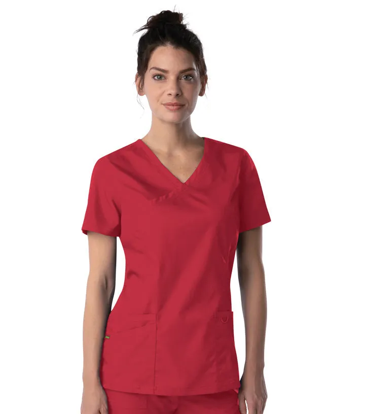 Landau ProFlex Women's Neckline Scrub Top and Jogger Pants Set