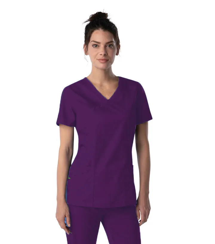 Landau ProFlex Women's Neckline Scrub Top and Jogger Pants Set