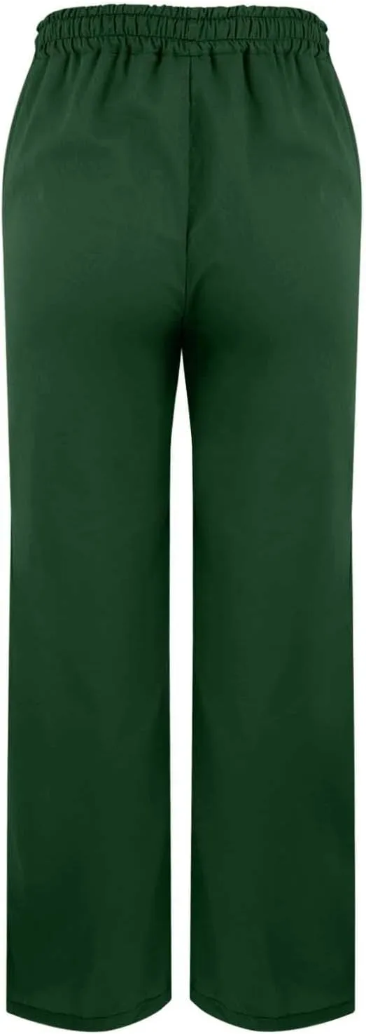 Linen Palazzo Pants for Women Cropped Pants Cotton High Waisted Straight Leg Trousers Loose Summer Lounge Trousers