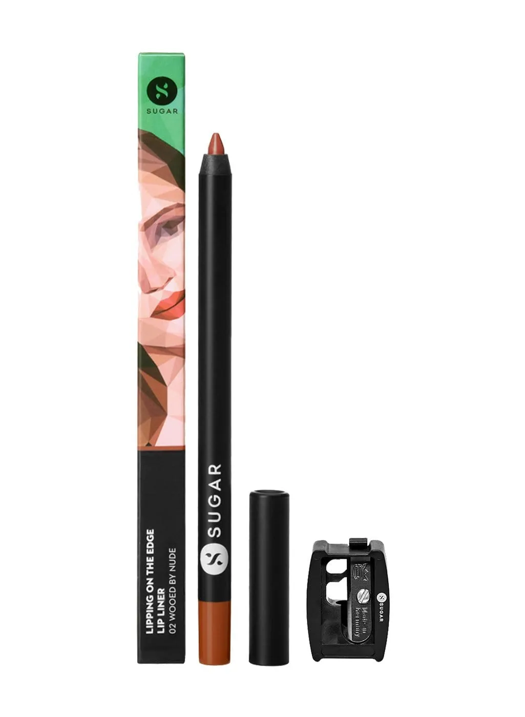 Lipping On The Edge Lip Liner - 02 Wooed By Nude
