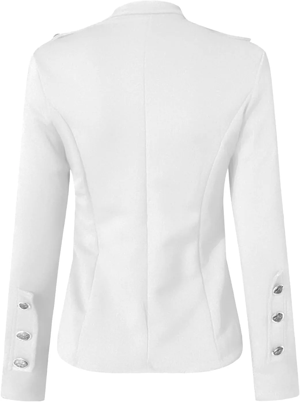 Maryia 2021 Stylish Blazer Jackets for Women Long Sleeve Button Down Office Work Casual Small Suit Open Front Jacket