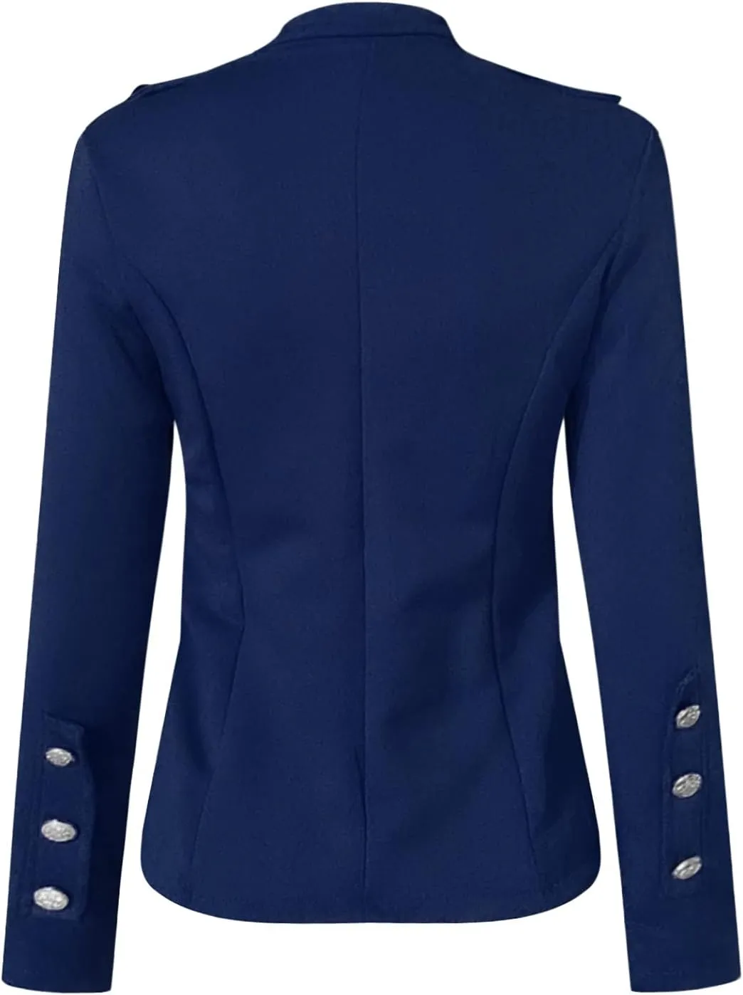 Maryia 2021 Stylish Blazer Jackets for Women Long Sleeve Button Down Office Work Casual Small Suit Open Front Jacket