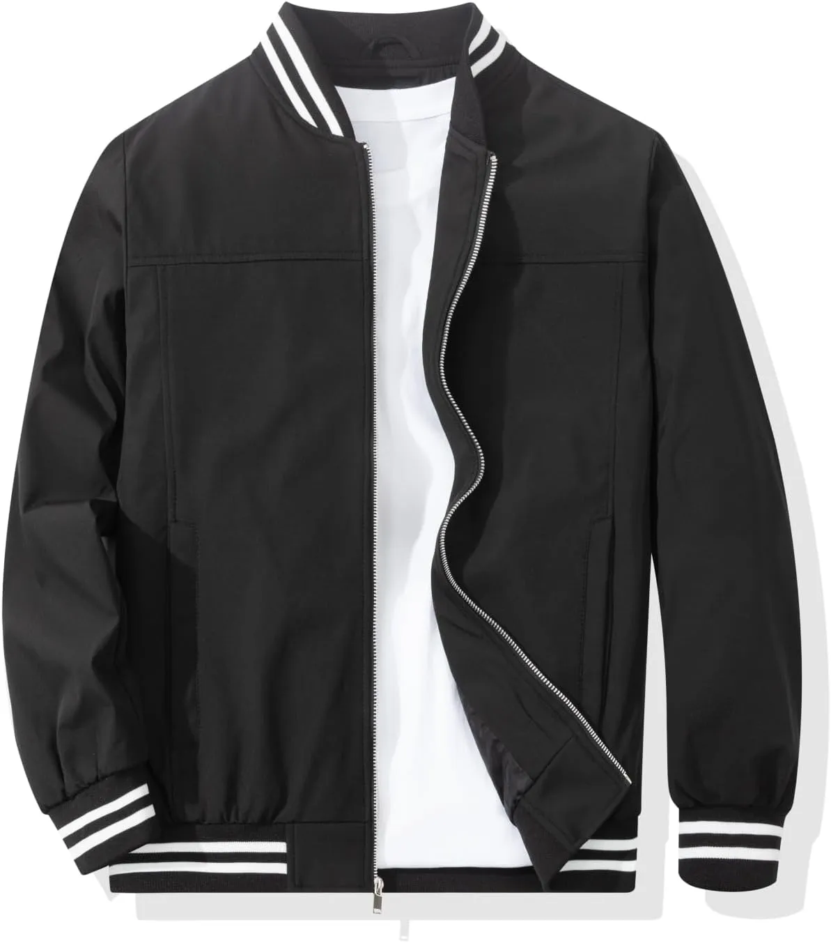 Men's Bomber Jacket Casual Stylish Lightweight Windbreaker Spring Fall Autumn Fashion Jackets