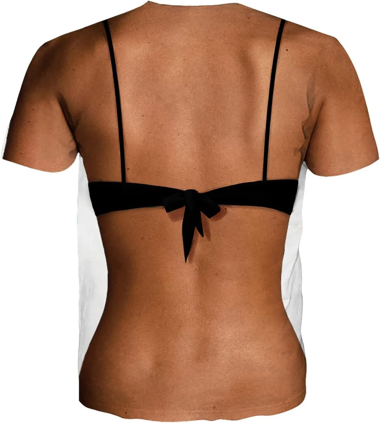 Mens Fake Abs Shirts Funny Bikini Body Muscle 3D Graphics Tees Tshirt Summer Casual Novelty Streetwear Workout Tops