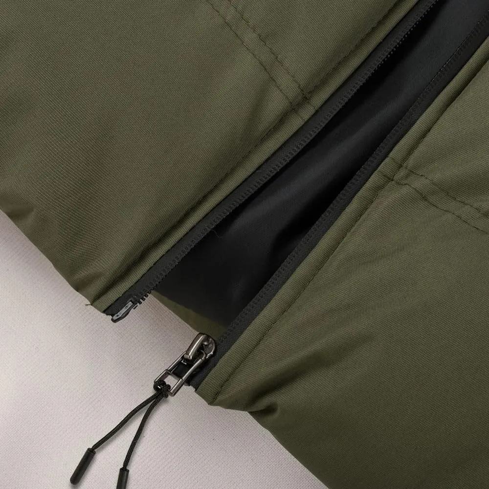 Men's Lightweight Hooded Puffer Jackets Stand Collar Shiny Down Jacket Thick Winter Parka Jacket