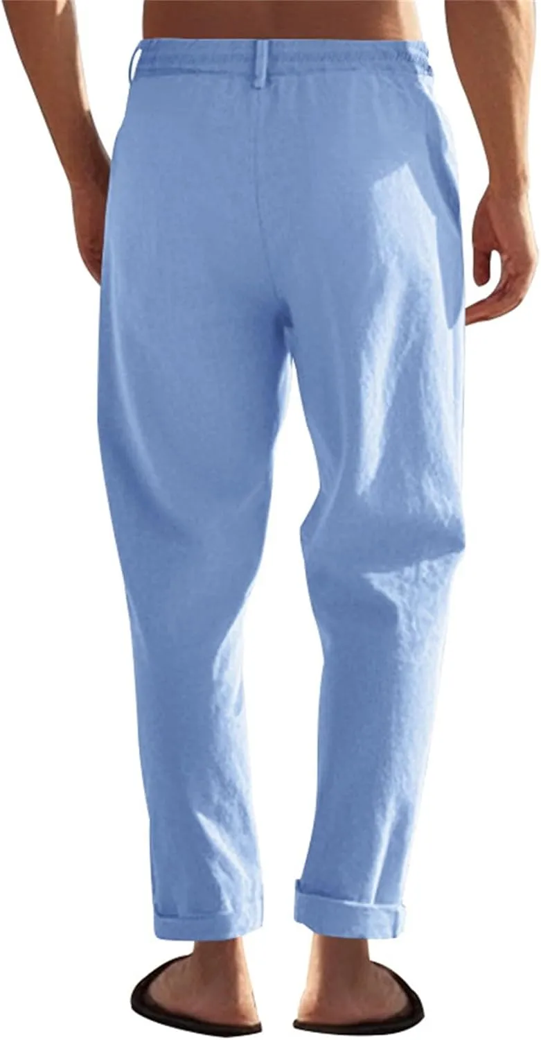 MIDOO Cargo Pant for Men Slim Fit Lightweight Hiking Travel Pant Breathable Athletic Fishing Active Joggers Zipper Pockets