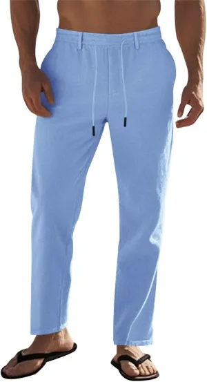 MIDOO Cargo Pant for Men Slim Fit Lightweight Hiking Travel Pant Breathable Athletic Fishing Active Joggers Zipper Pockets