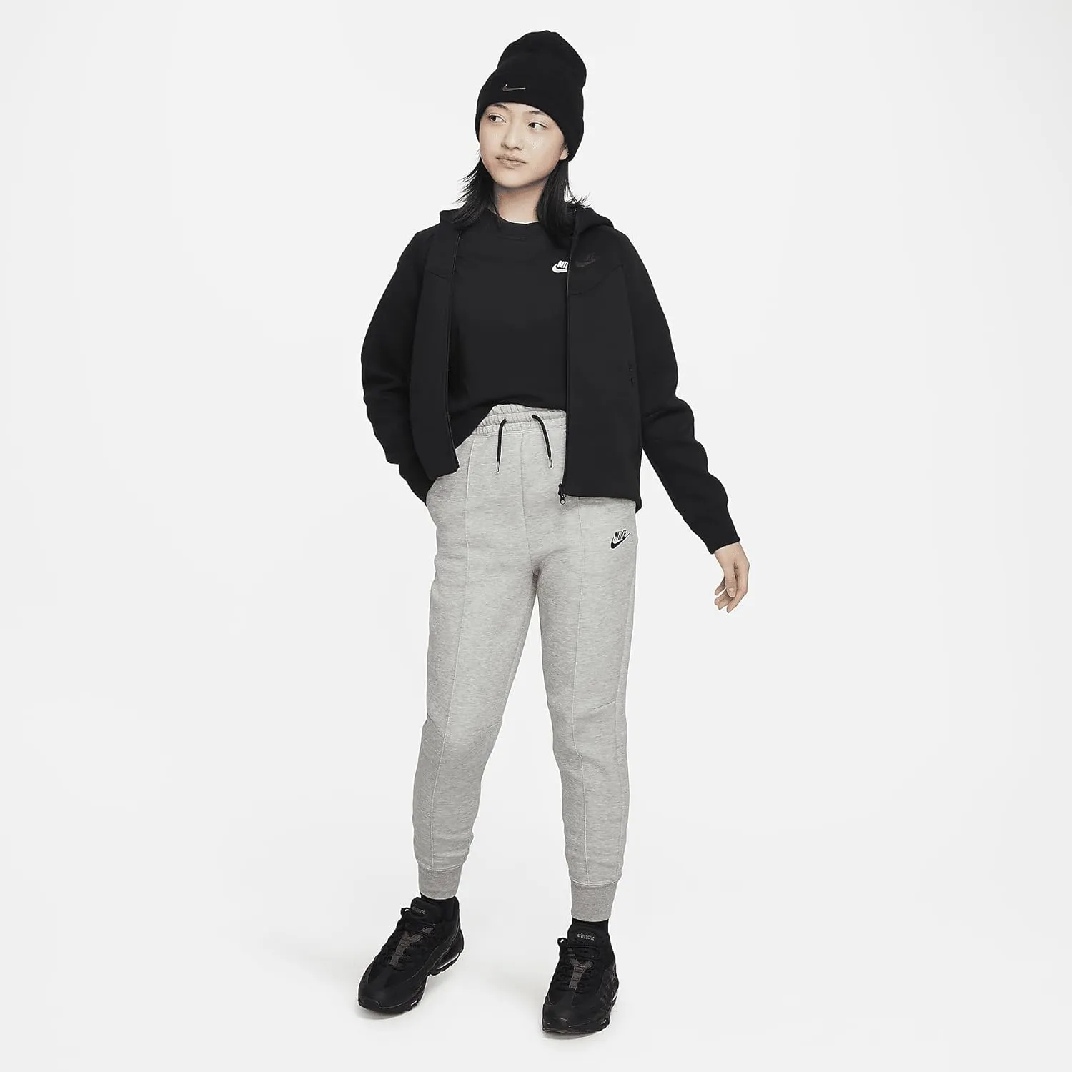 Nike Girl's NSW Tech Fleece Full Zip Hoodie (Little Kids/Big Kids)