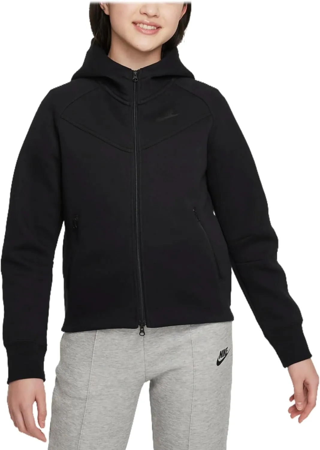 Nike Girl's NSW Tech Fleece Full Zip Hoodie (Little Kids/Big Kids)