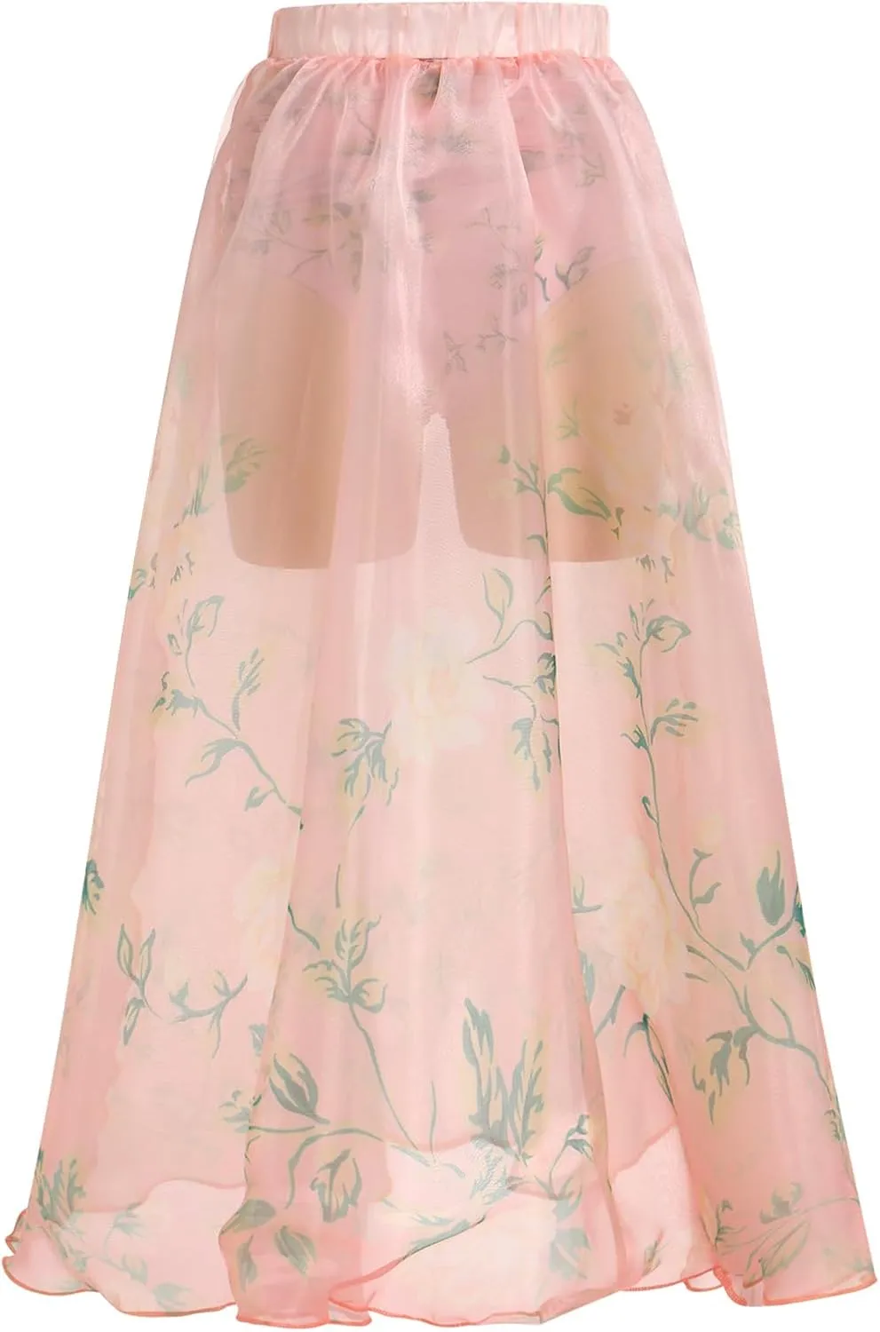 One Piece Bathing Suit with Matching Sarong Halter Floral Sexy Swimsuit Cover Up Flattering Monokini Maxi Skirt