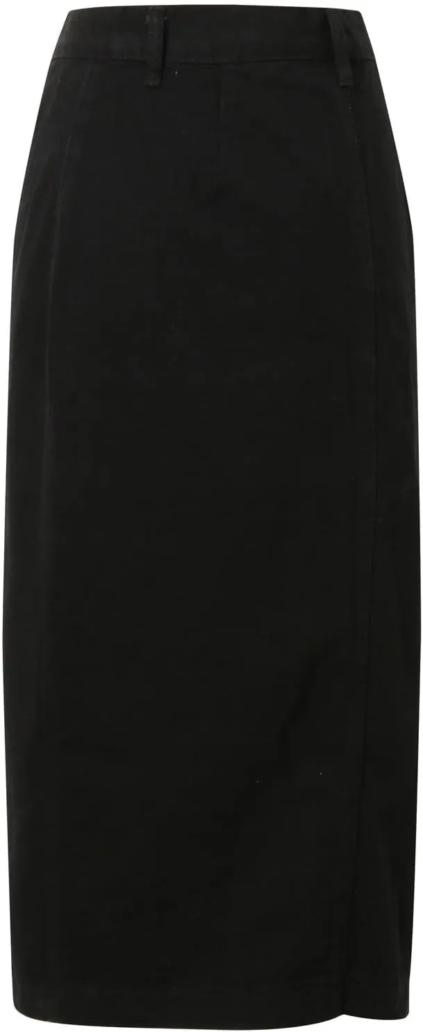 Outdoor Women's Irregular Split Denim High Waisted Skirt