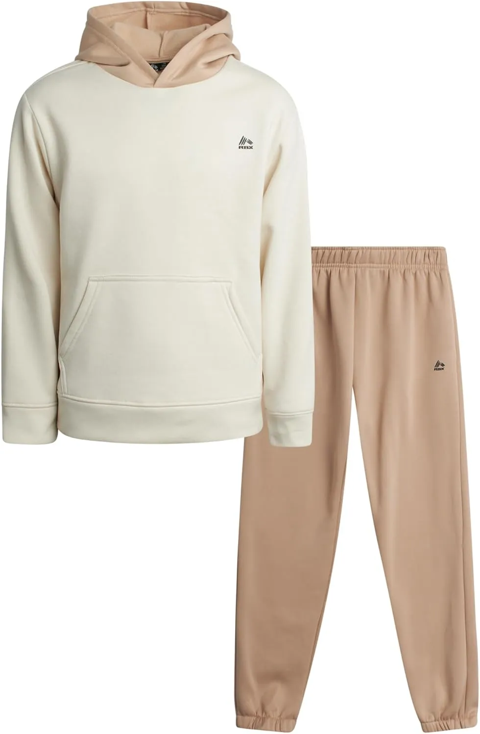 RBX Boys' Active Sweatsuit Set - 2 Piece Performance Fleece Pullover Hoodie Sweatshirt and Jogger Sweatpants (Sizes: 2T-12)