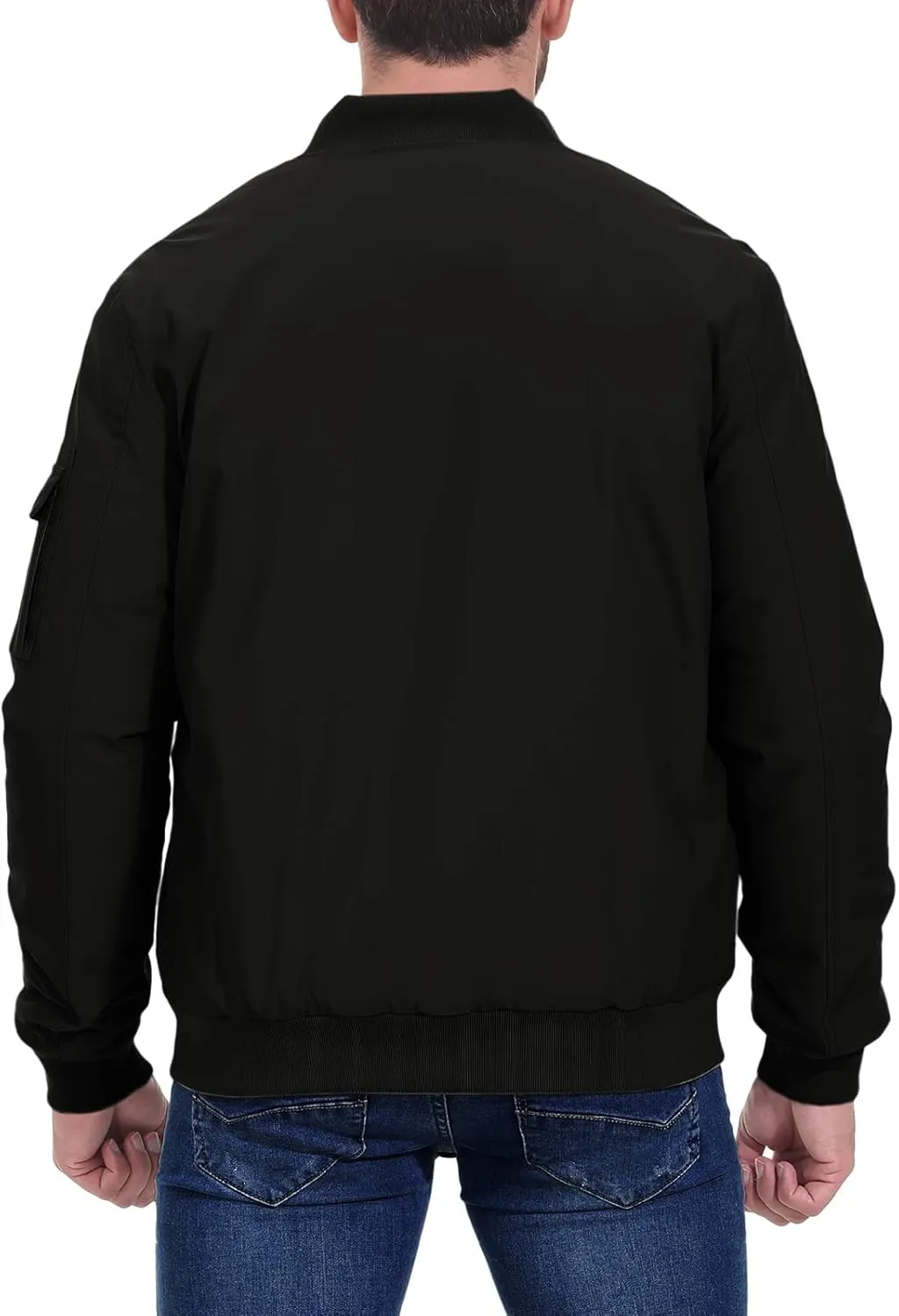 Rdruko Men's Winter Lightweight Bomber Jackets Windbreaker Golf Casual Fall Water Resistant Stylish Quilted Coat