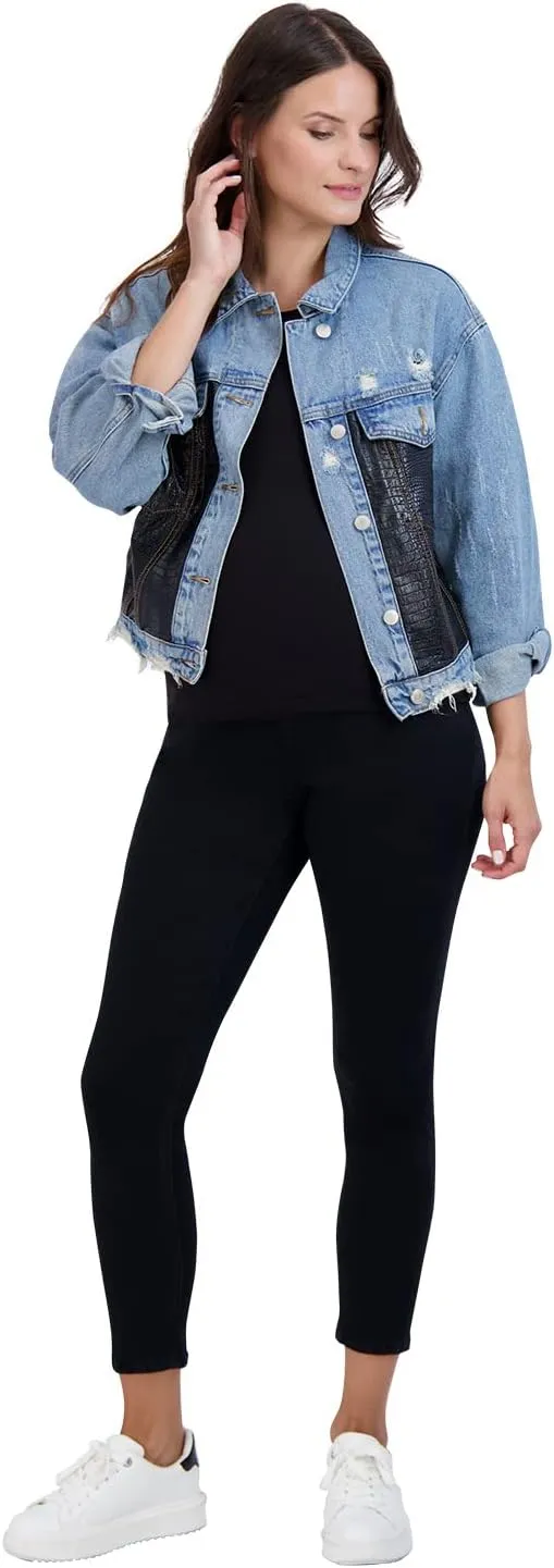 Savi Parker Womens Maternity Jeans Over The Belly - Pregnancy Clothes for All Seasons, Maternity Pants