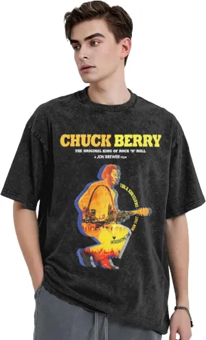 Shirt Men's Short Sleeve Summer Cotton Loose Fit Casual Graphic Tops