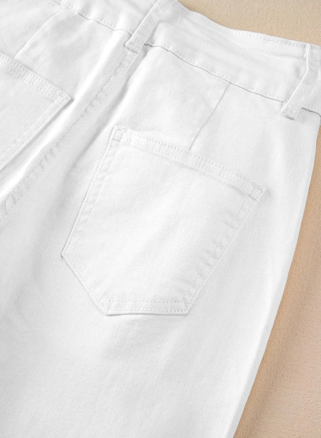 Sidefeel Womens Wide Leg Jeans Casual Baggy High Waisted Stretch Denim Pants