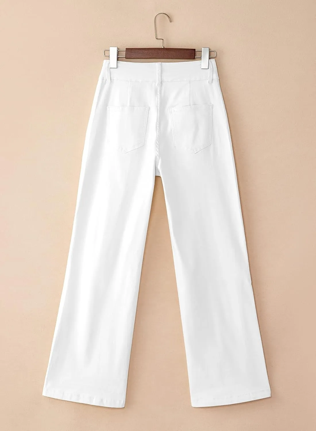 Sidefeel Womens Wide Leg Jeans Casual Baggy High Waisted Stretch Denim Pants