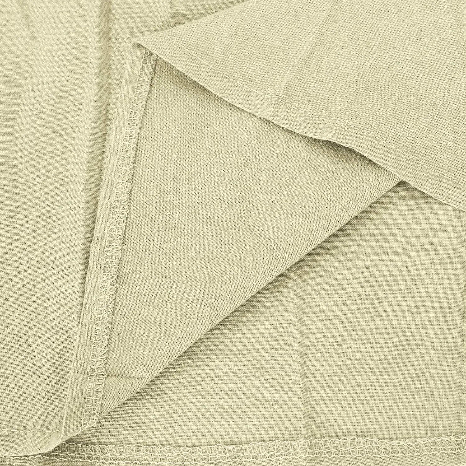 Summer Cotton Linen Shirt Dress Women Button Down V Neck Short Sleeve A-Line Dresses Casual Thin Flowy Midi Dress