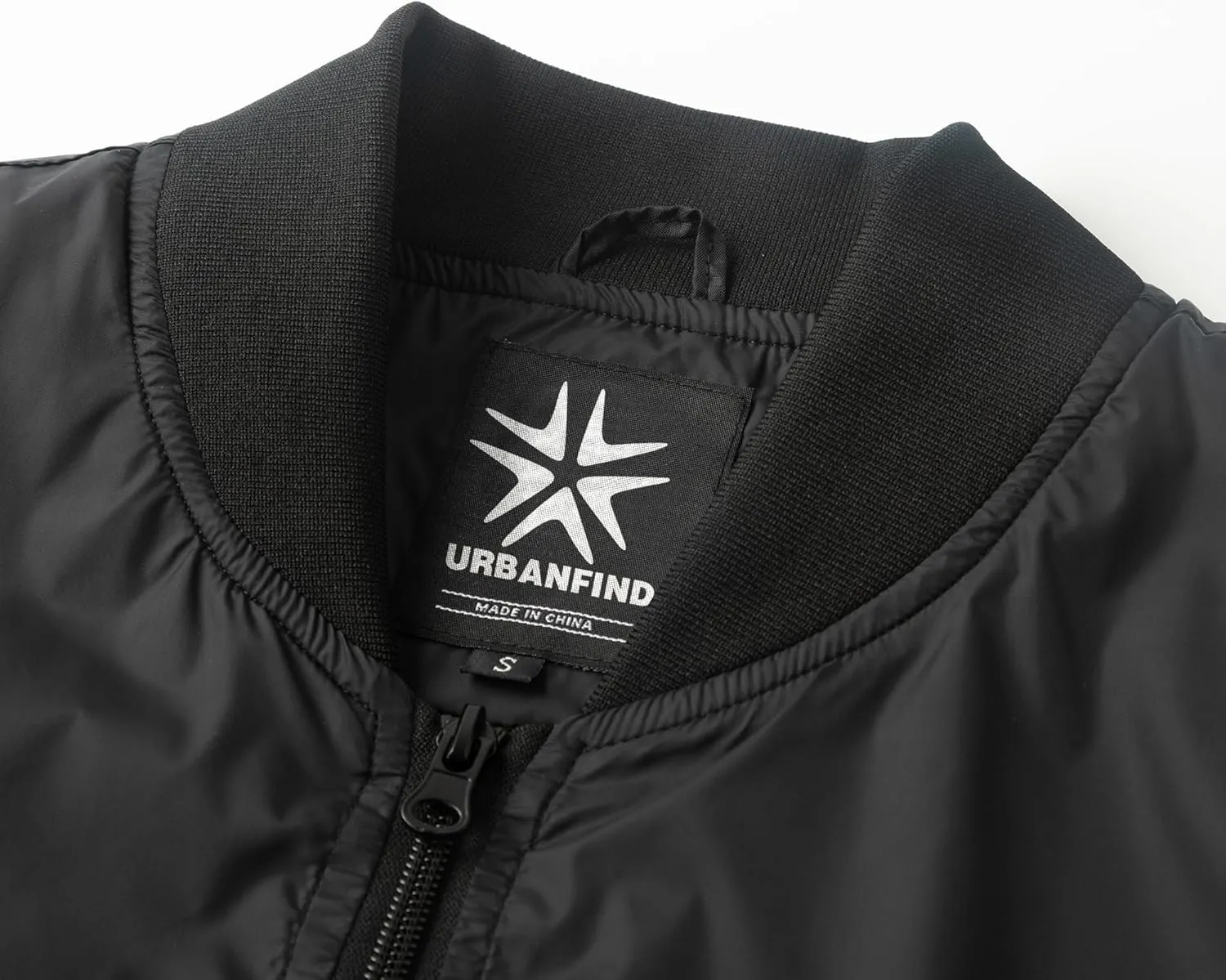 URBANFIND Men's Varsity Jacket Spring Fall Windbreaker Lightweight Bomber Jacket