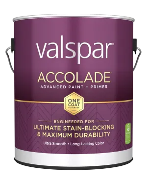 Valspar® Accolade® Interior Paint   Primer Satin 1 Quart Ultra White (1 Quart, Ultra White)