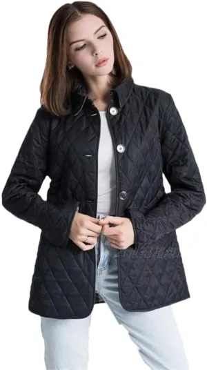 Winter Women Warm Thick Solid Short Style Cotton Padded Parkas Coat Turn Down Collar Women Jacket
