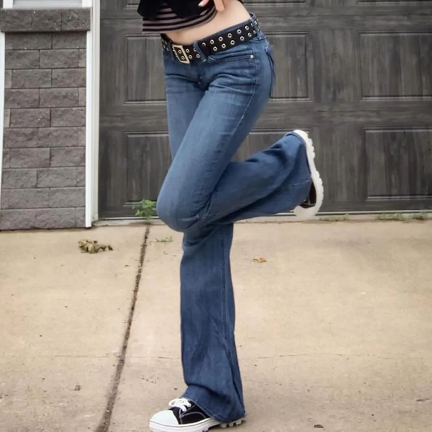 Women Baggy Jeans Y2K High Waist Straight Pants Vintage Wide Leg Denim Trousers Streetwear