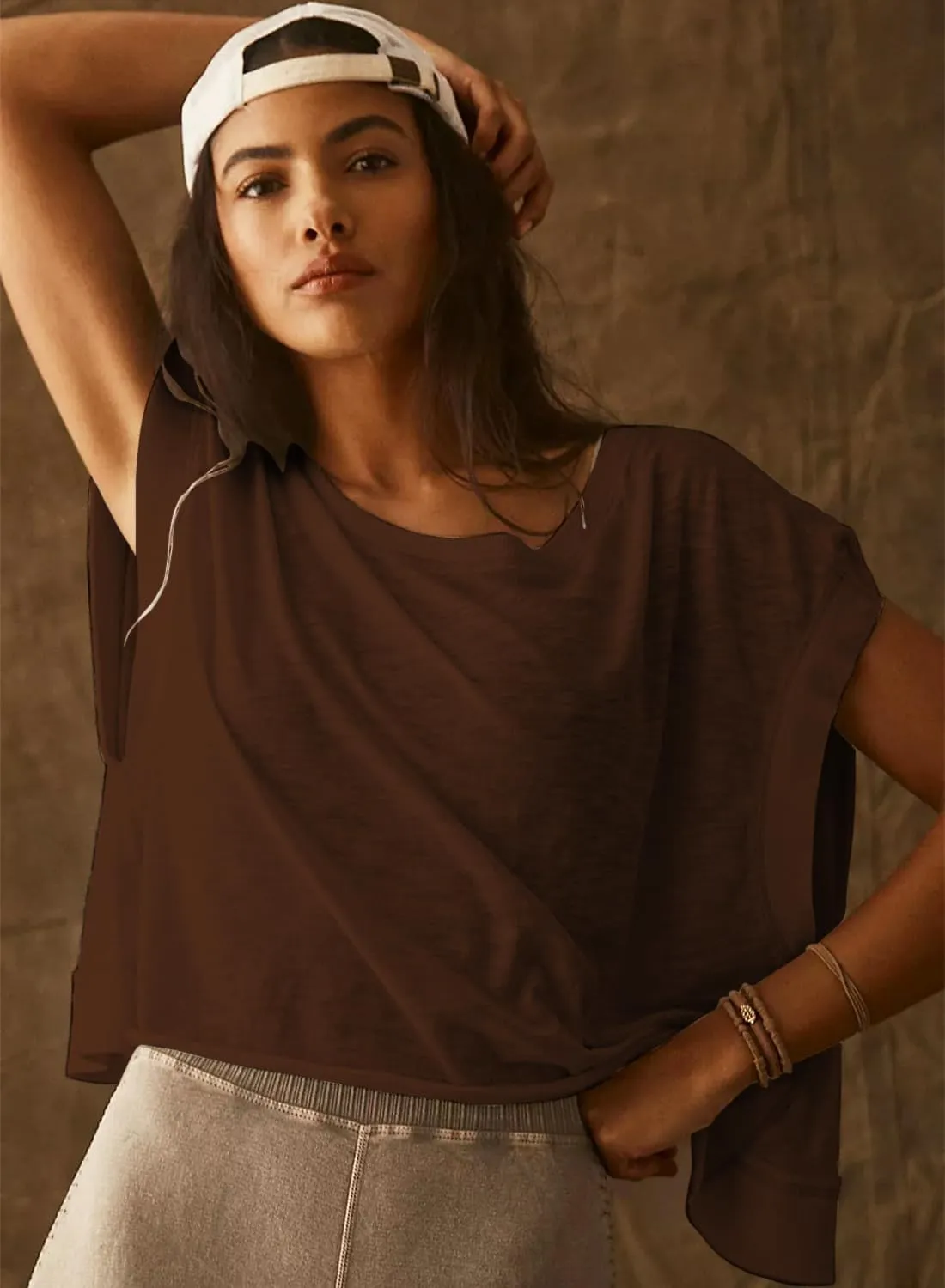 Women Short Sleeve Workout Shirts Open Back Tops Casual Yoga Y2k Athletic Gym Slouchy Crop Running Tees