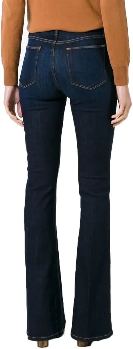 Women's Fashion High Waisted Wide Leg Bootcut Slim Denim Flare Bellbottom Jeans