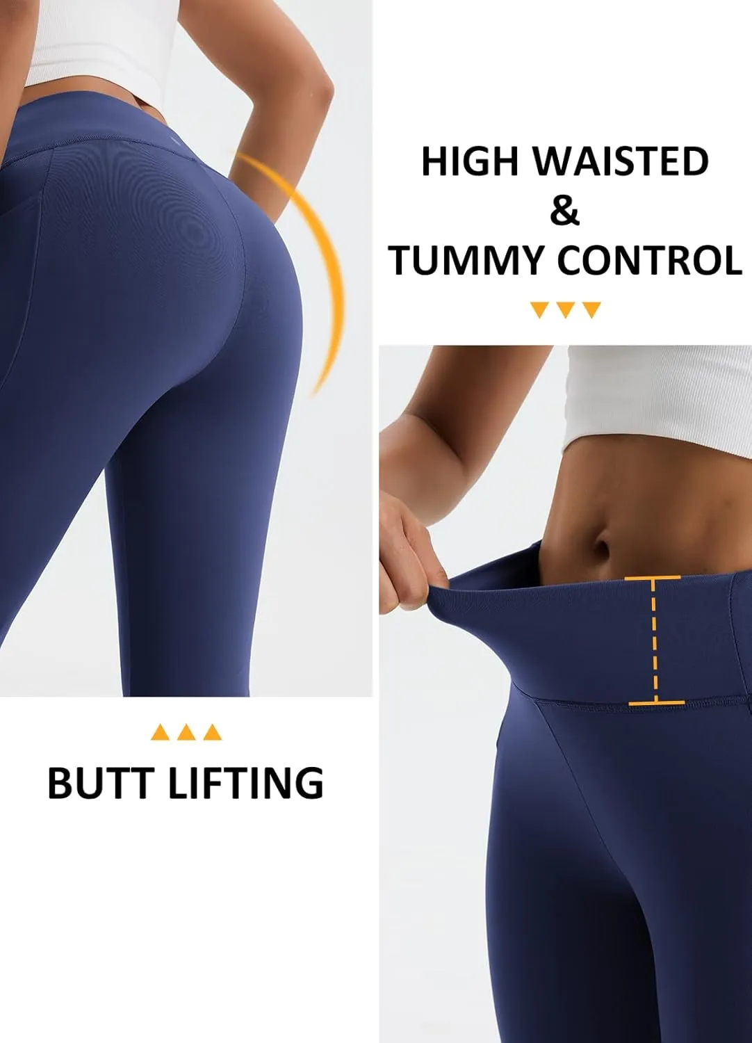 Women's Fleece Lined Pants Straight Leg Thermal Sweatpants Water Resistant Hiking Yoga Dress Pants Flare Leggings