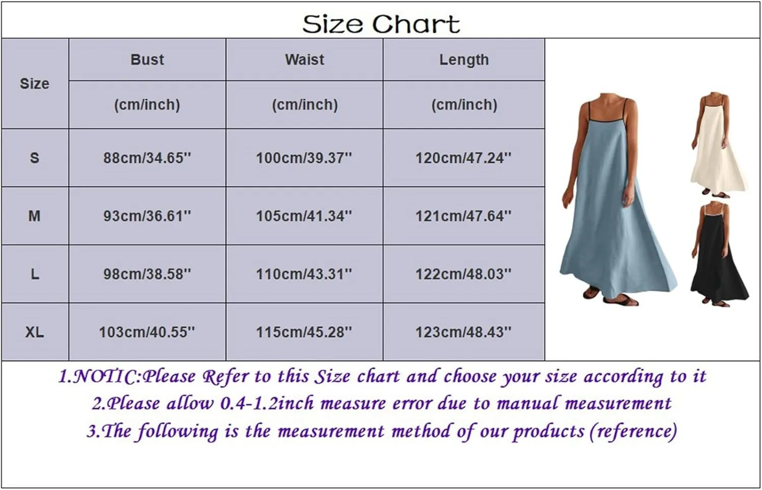 Womens Linen Maxi Dress Contrast Trim Spaghetti Straps Summer Outfits Travel Vacation Sleeveless Long Dresses