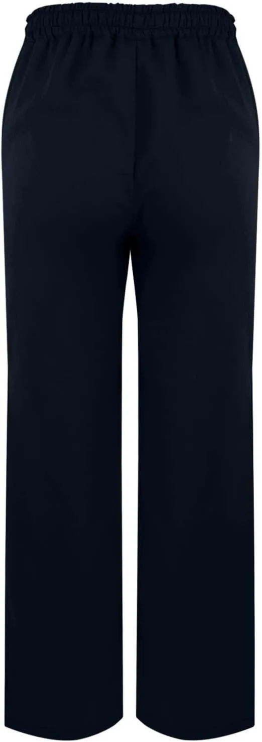 Women's Linen Pants High Waist Drawstring Wide Leg Cropped Pants Casual Loose Lightweight Beach Trousers with Pockets