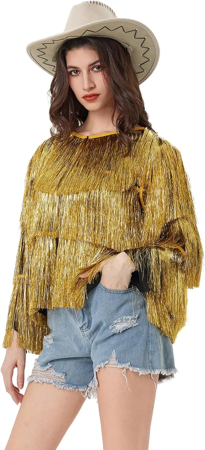 Women's Sequin Jacket Long Sleeve OpenZipper Fahion Shiny Glitter Sparkly Bomber Jackets