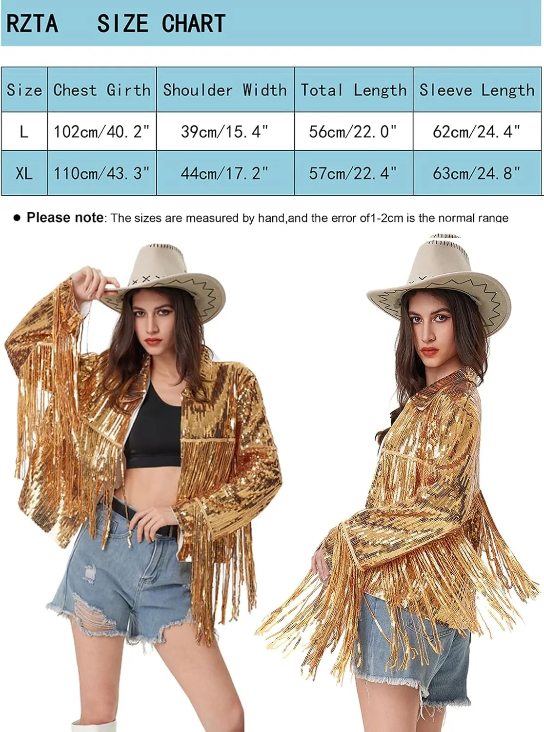 Women's Sequin Jacket Long Sleeve OpenZipper Fahion Shiny Glitter Sparkly Bomber Jackets