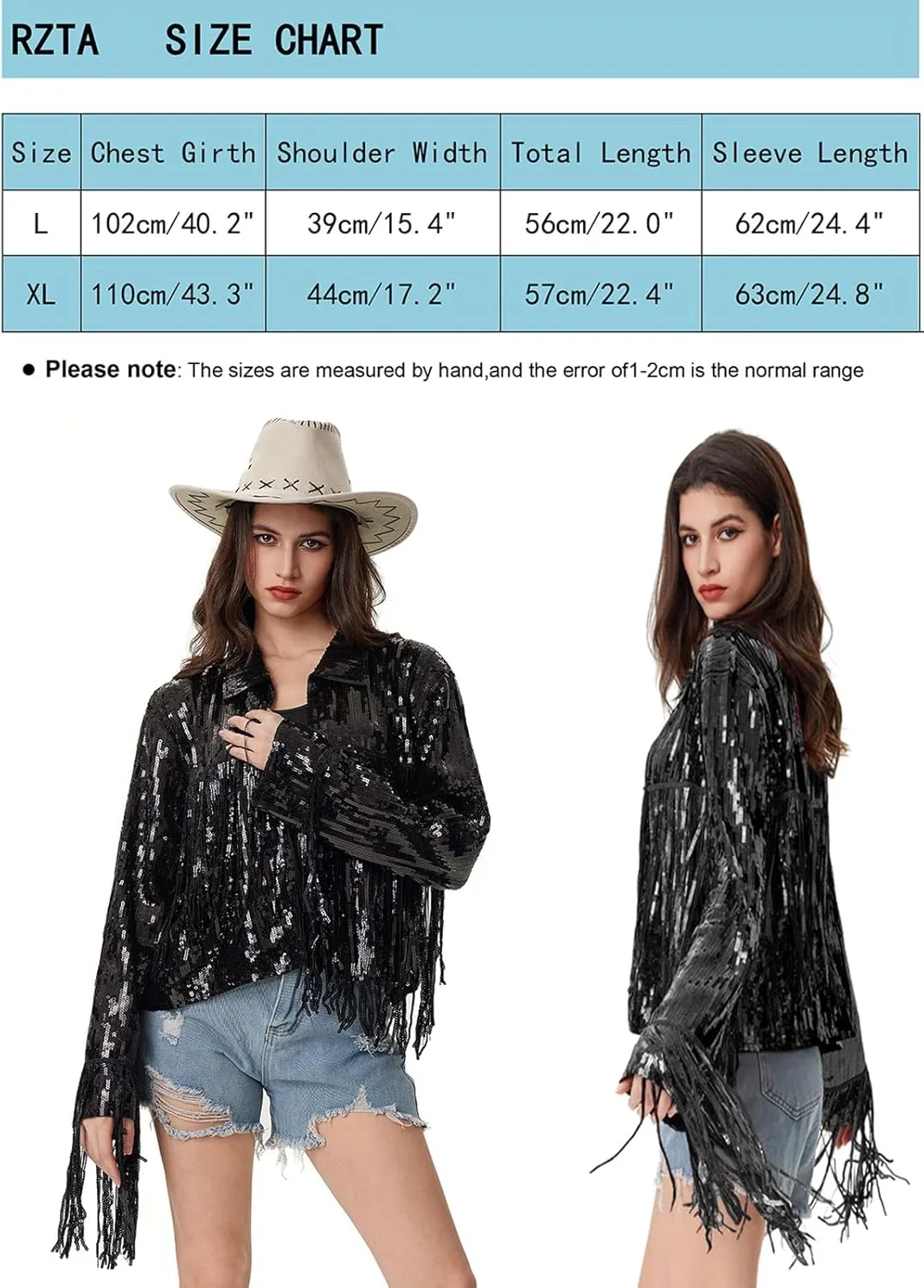 Women's Sequin Jacket Long Sleeve OpenZipper Fahion Shiny Glitter Sparkly Bomber Jackets