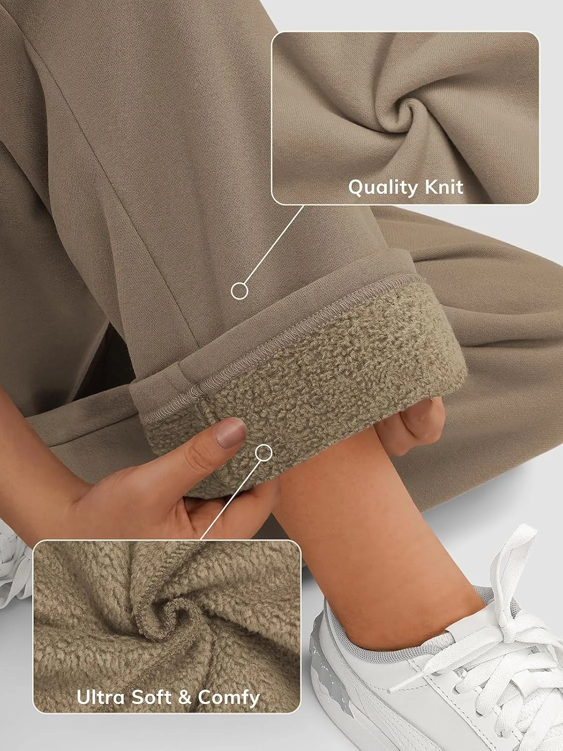 Womens Wide Leg Sweatpants High Waisted Baggy Lounge Pants Drawstring Fall Fashion Outfits 2025 Joggers
