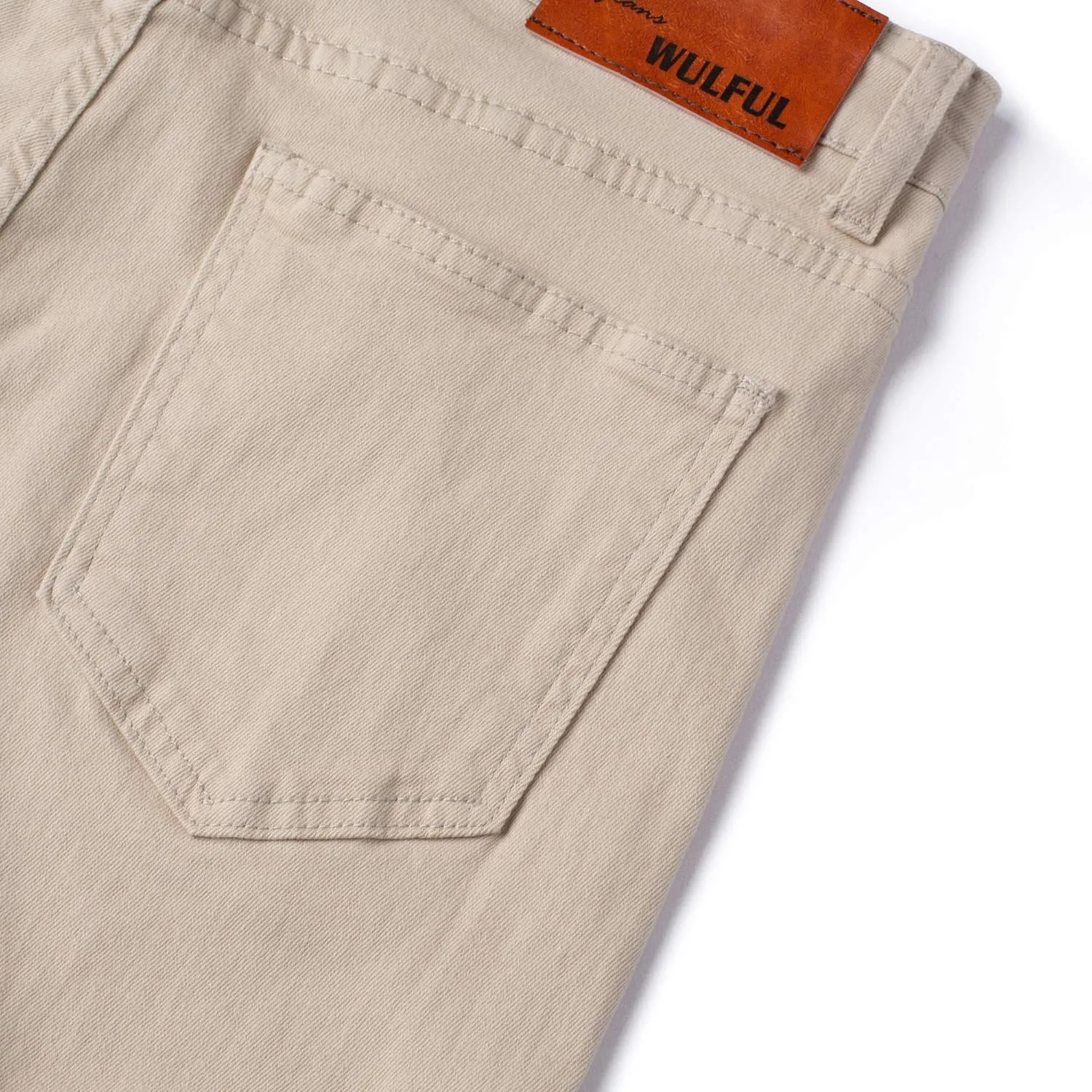 WULFUL Men's Slim Fit Skinny Stretch Comfy Jeans Denim Pants