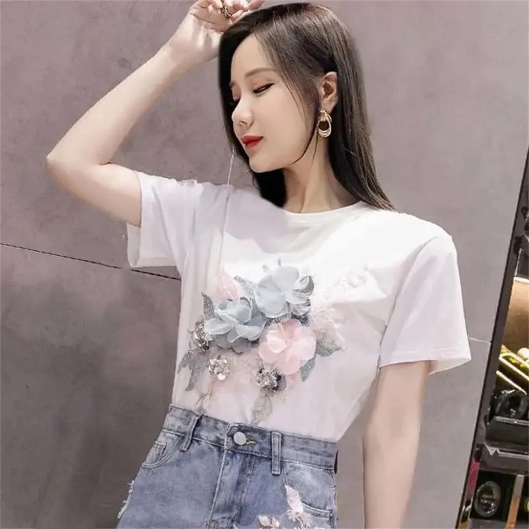 Zipper Midi Blue Jeans Skirts for Women Ripped Woman Denim Skirt